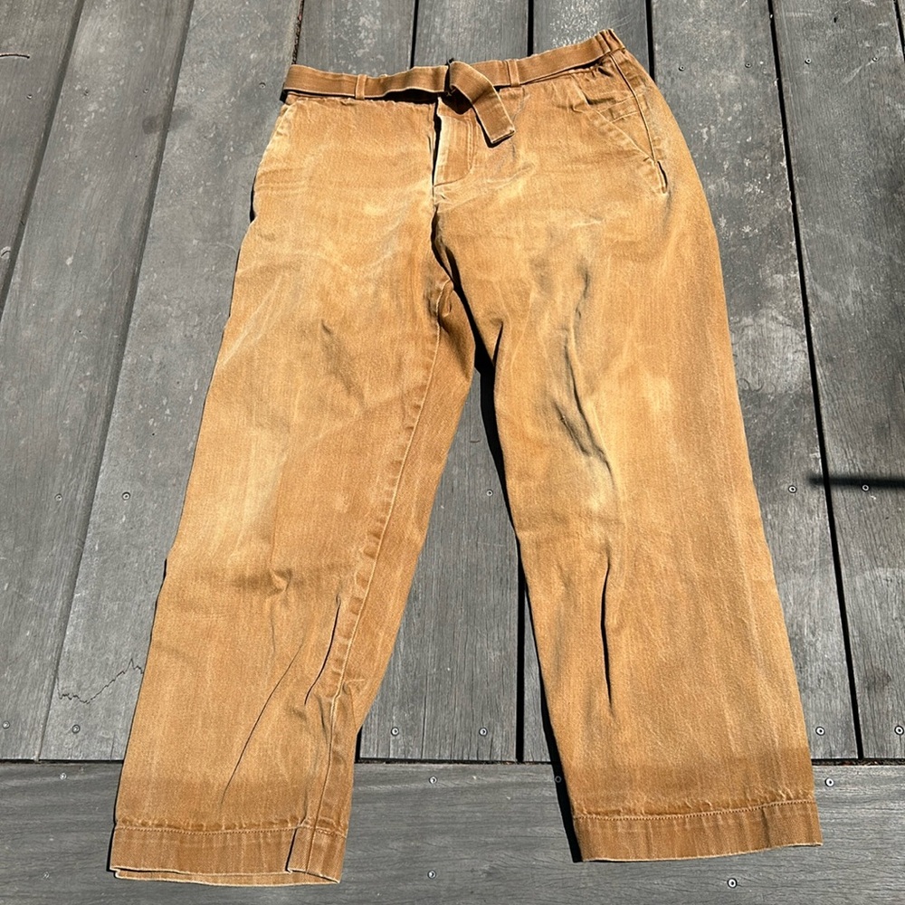 Barena Venezia heavyweight fabric ladies pants size 48 camel colored (38 US)
